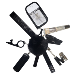 safety defense keychain set