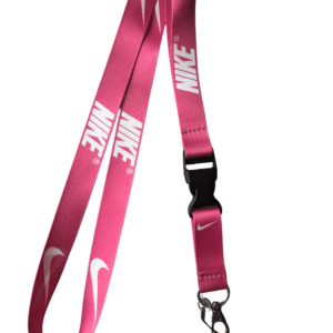 pink sports lanyard for keychain