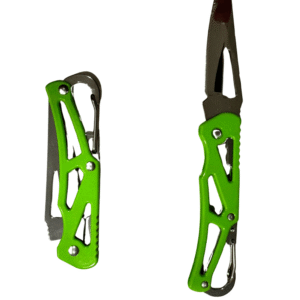 green pocket knife for keychain