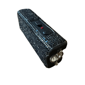 black rhinestone bling stun gun