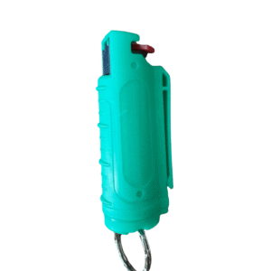 green keychain pepper spray