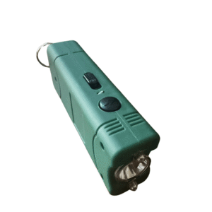 green 2 in 1 tactical stun gun & flashlight